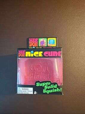 NEW Nee-Doh Nice Cube Pink